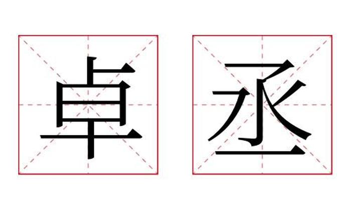 卓丞名字寓意,卓丞名字的含义